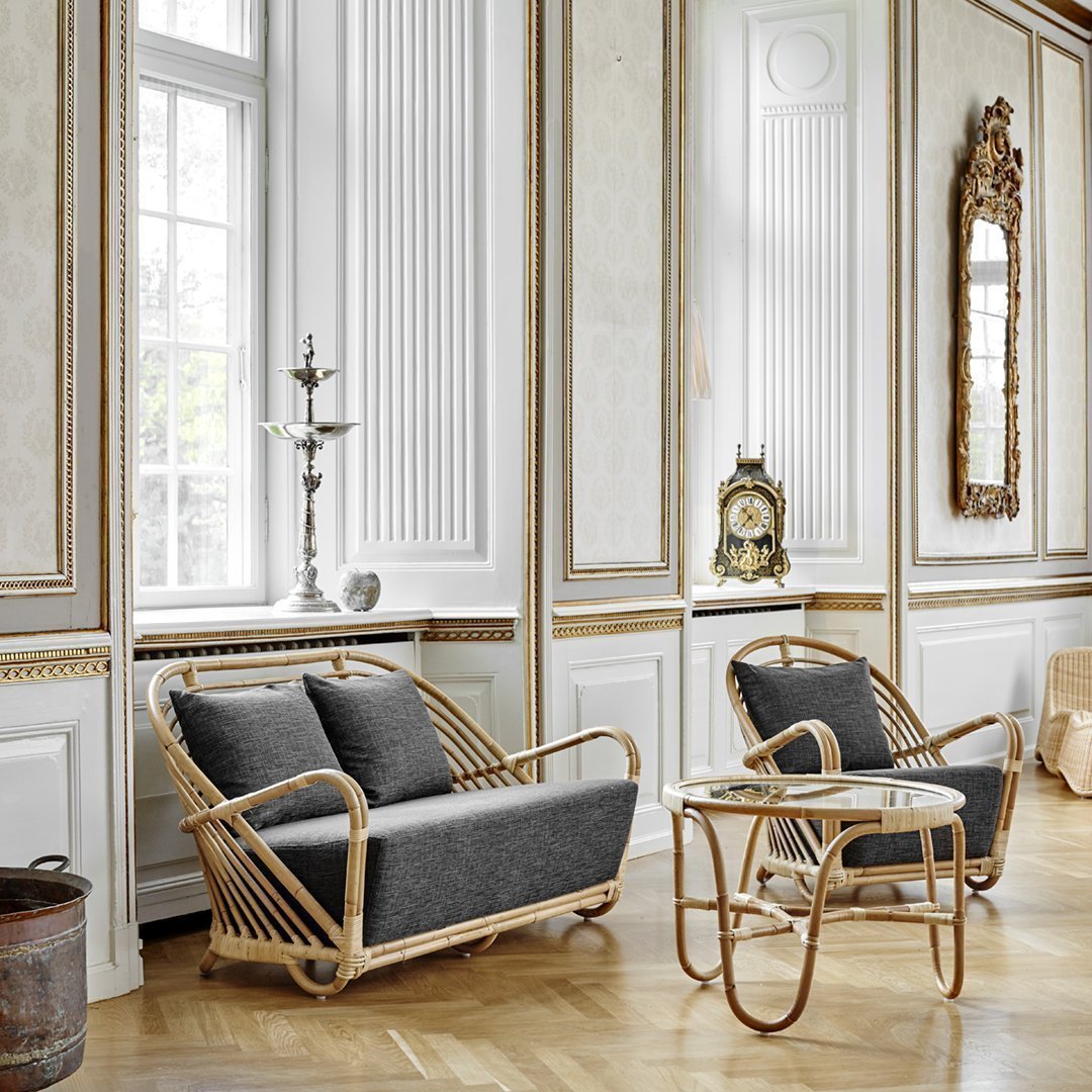 Charlottenborg Chair - Modern Scandinavian Dining Chair, Wooden Seat & Steel Frame for Home & Restaurant Use - Perfect for Dining Room, Kitchen, or Cafe Decor