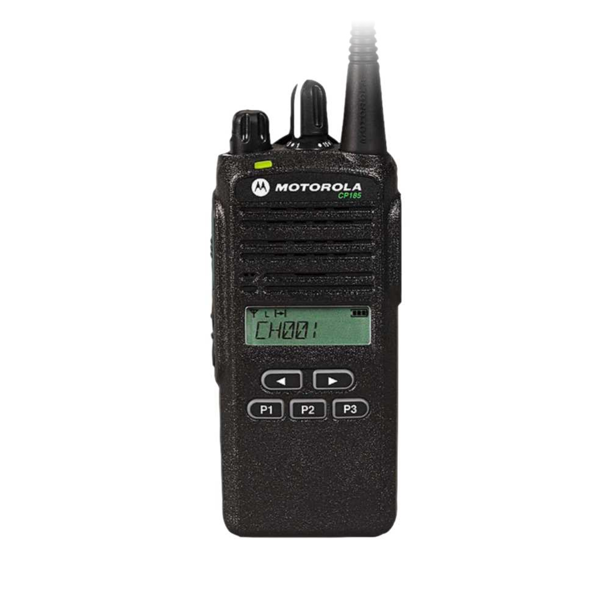 Motorola CP185 UHF Two-Way Radio (435-480 MHz) - Durable Portable Walkie Talkie for Business & Outdoor Adventures - Perfect for Construction, Security & Hiking