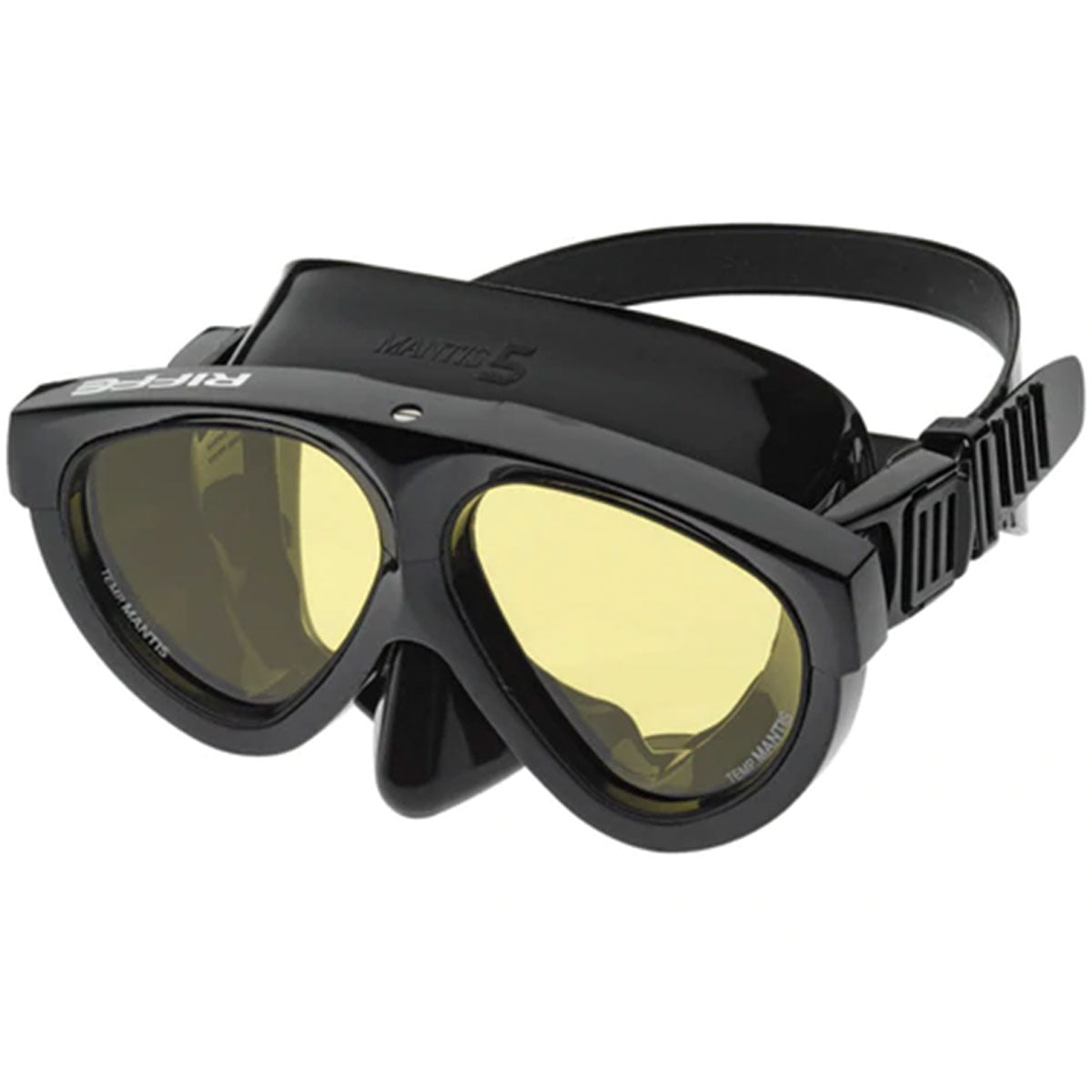 Riffe Mantis 5 Scuba Diving Mask with Amber Lens - Perfect for Spearfishing, Snorkeling & Underwater Photography