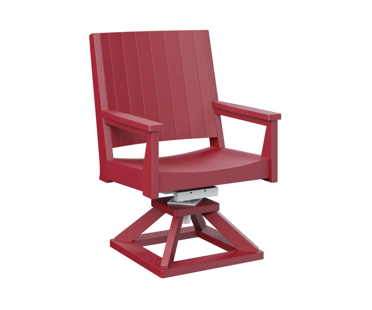 Berlin Gardens Mayhew Swivel Rocker Dining Chair - Comfortable Patio & Outdoor Seating for Restaurants, Gardens, and Decks