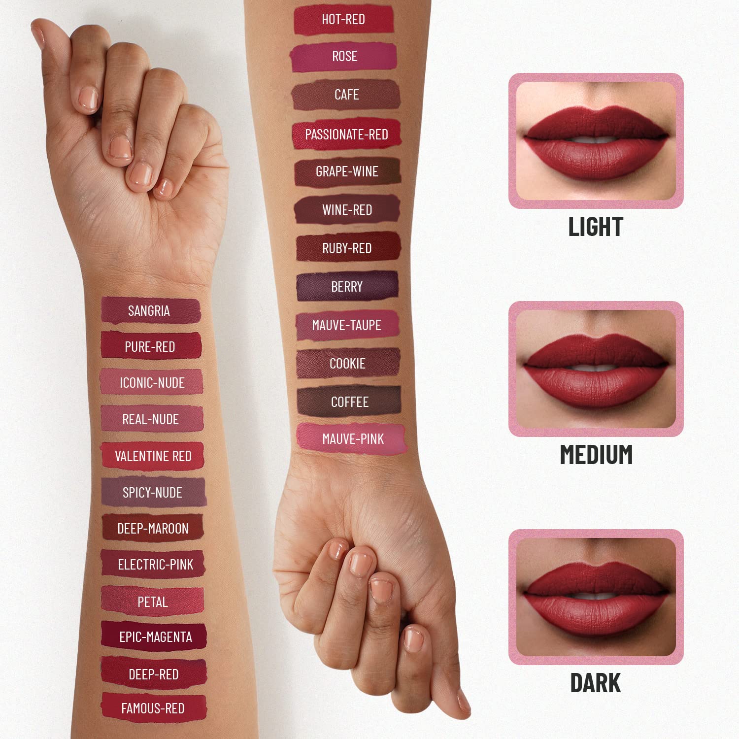 Swiss Beauty Ultra Smooth Matte Liquid Lipstick - Long Lasting Weightless Lip Color, Silky Matte Finish in Coffee Shade (6ml) for Everyday Wear & Special Occasions
