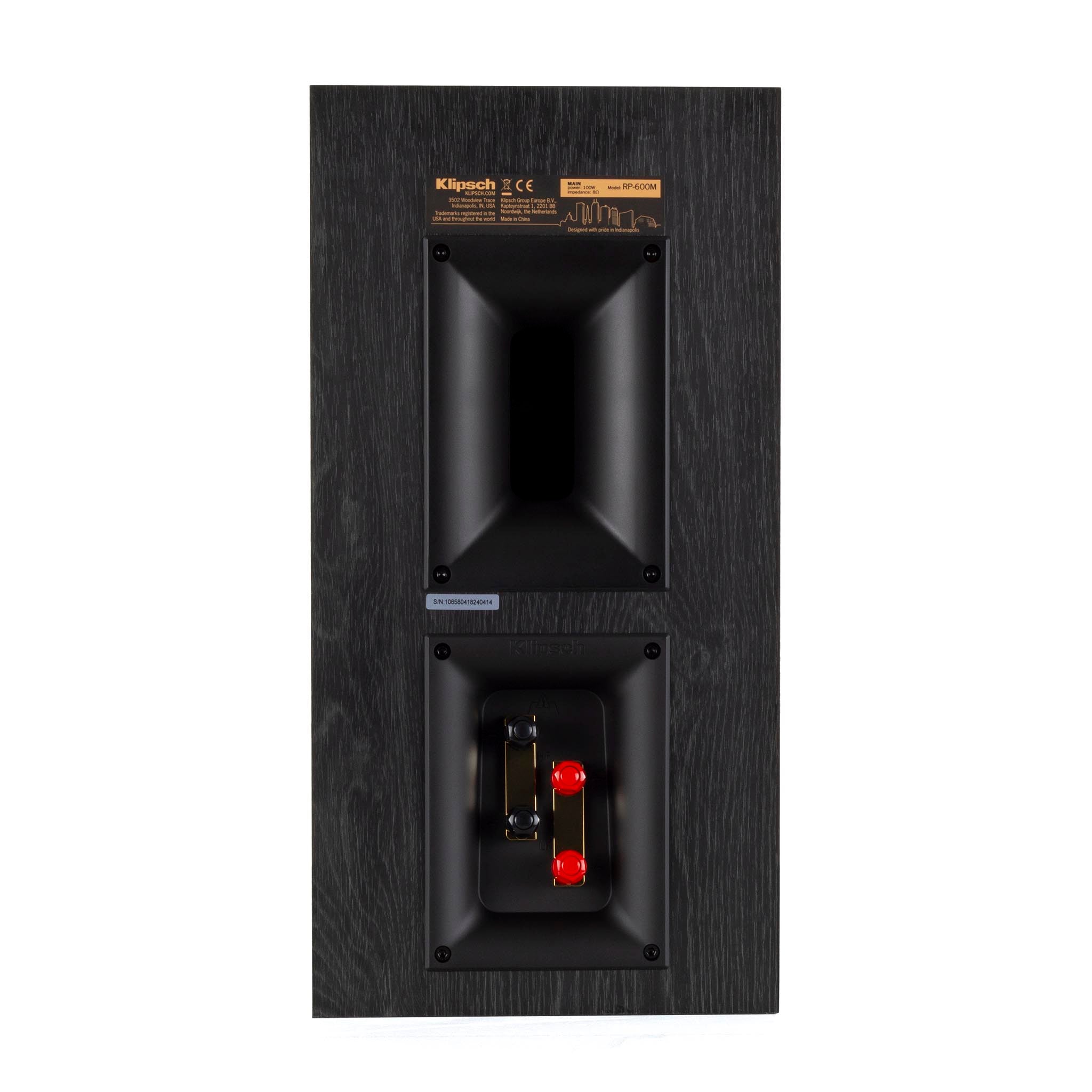 Klipsch RP 600M II Bookshelf Speakers (Pair) - Premium Hi-Fi Sound for Home Theater & Music Listening - Perfect for Living Room, Studio & Audiophile Setup