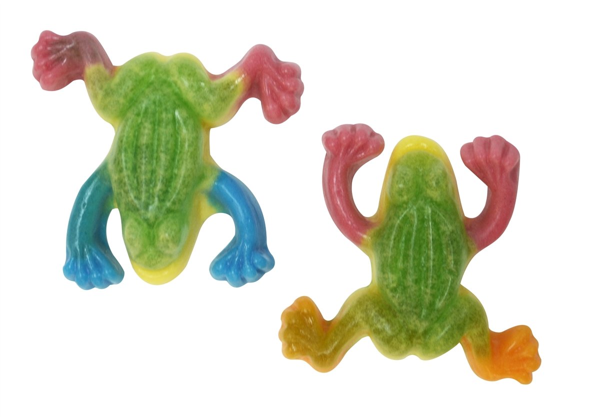 Gummy Frogs Candy 2.2 Pounds - Fun Reptile & Amphibian Shaped Chewy Sweets for Kids Birthday Parties, Halloween Treats & Movie Night Snacks