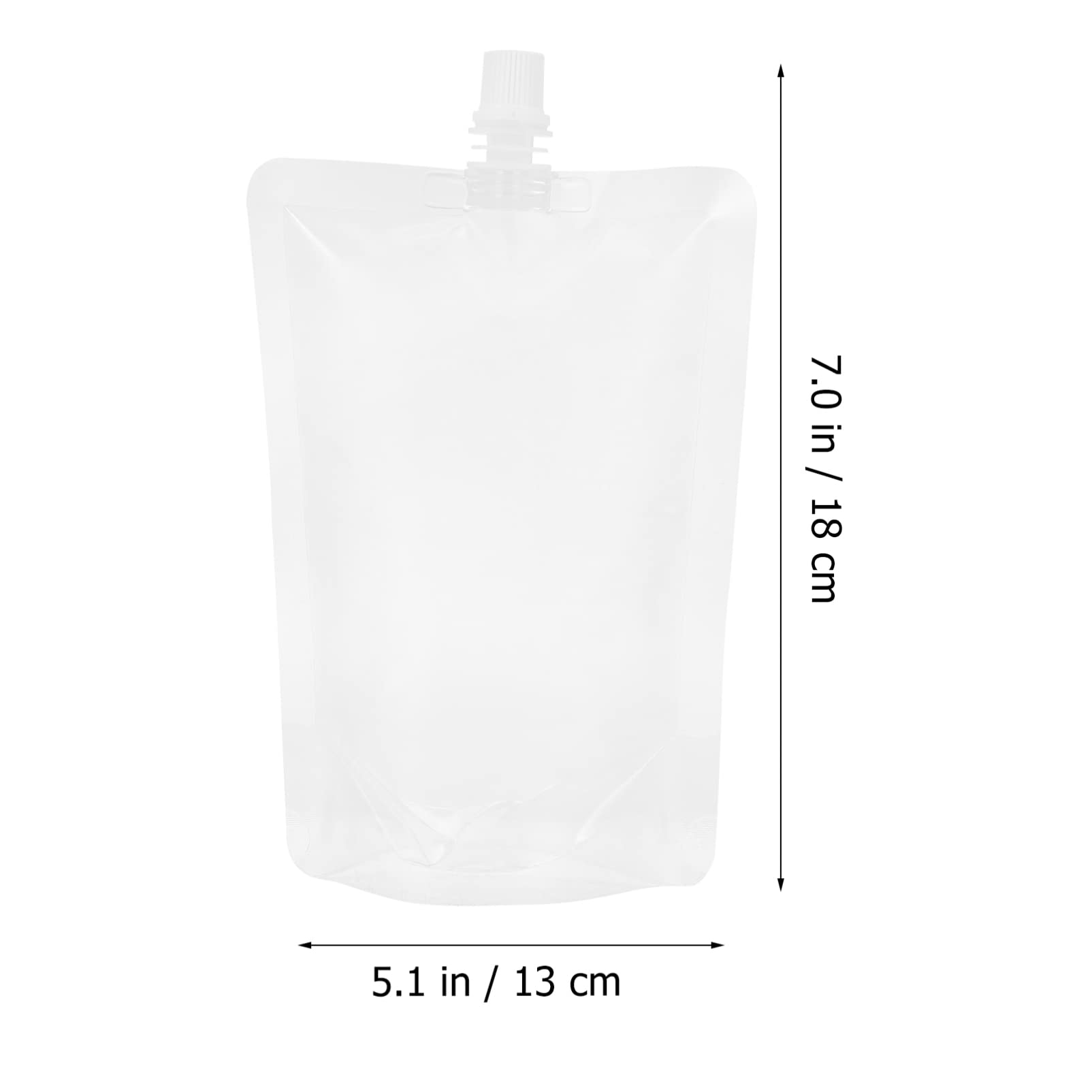 20pcs Self-Standing Spout Pouches - Reusable Juice & Beverage Storage Bags with Nozzle for Drinks, Smoothies, Beer - Perfect for Camping, Picnics & On-the-Go Hydration