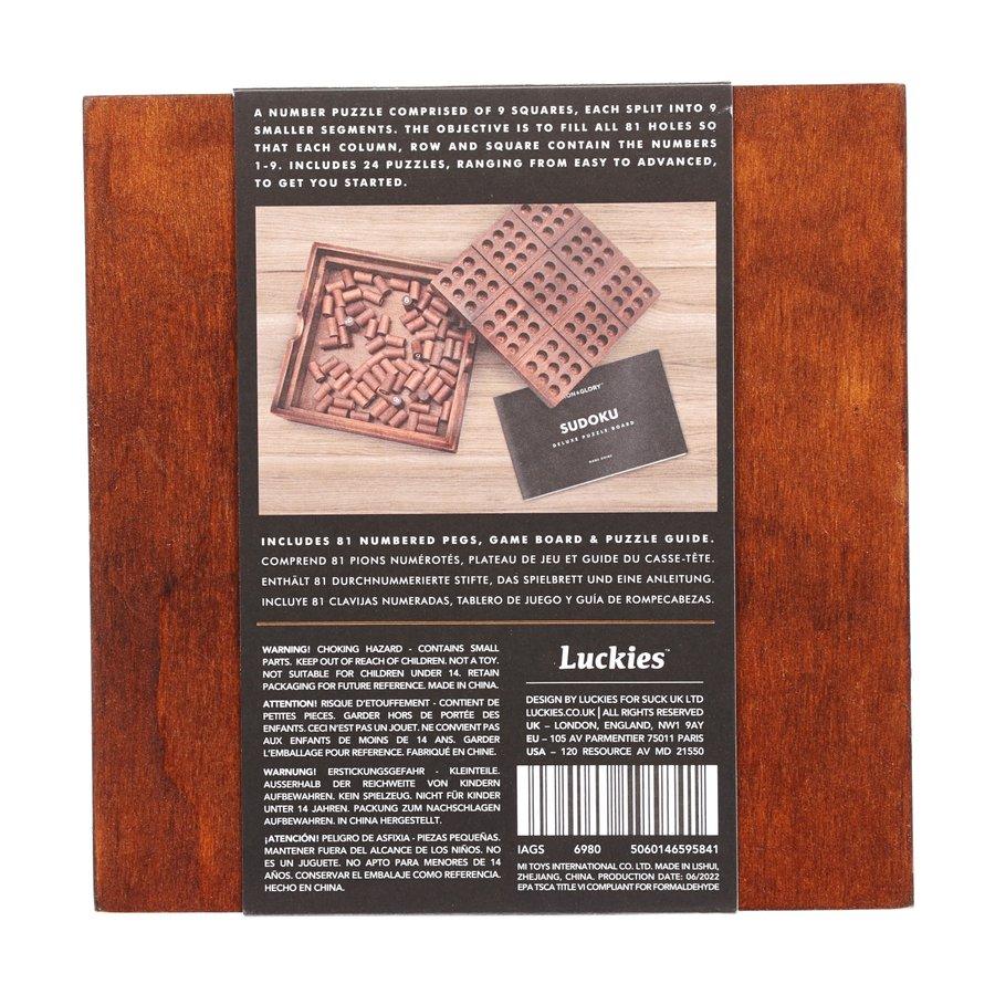 Premium Wooden Sudoku Puzzle Board Game - Iron & Glory Brain Teaser for Adults & Kids - Perfect for Travel, Gifts, and Family Game Nights