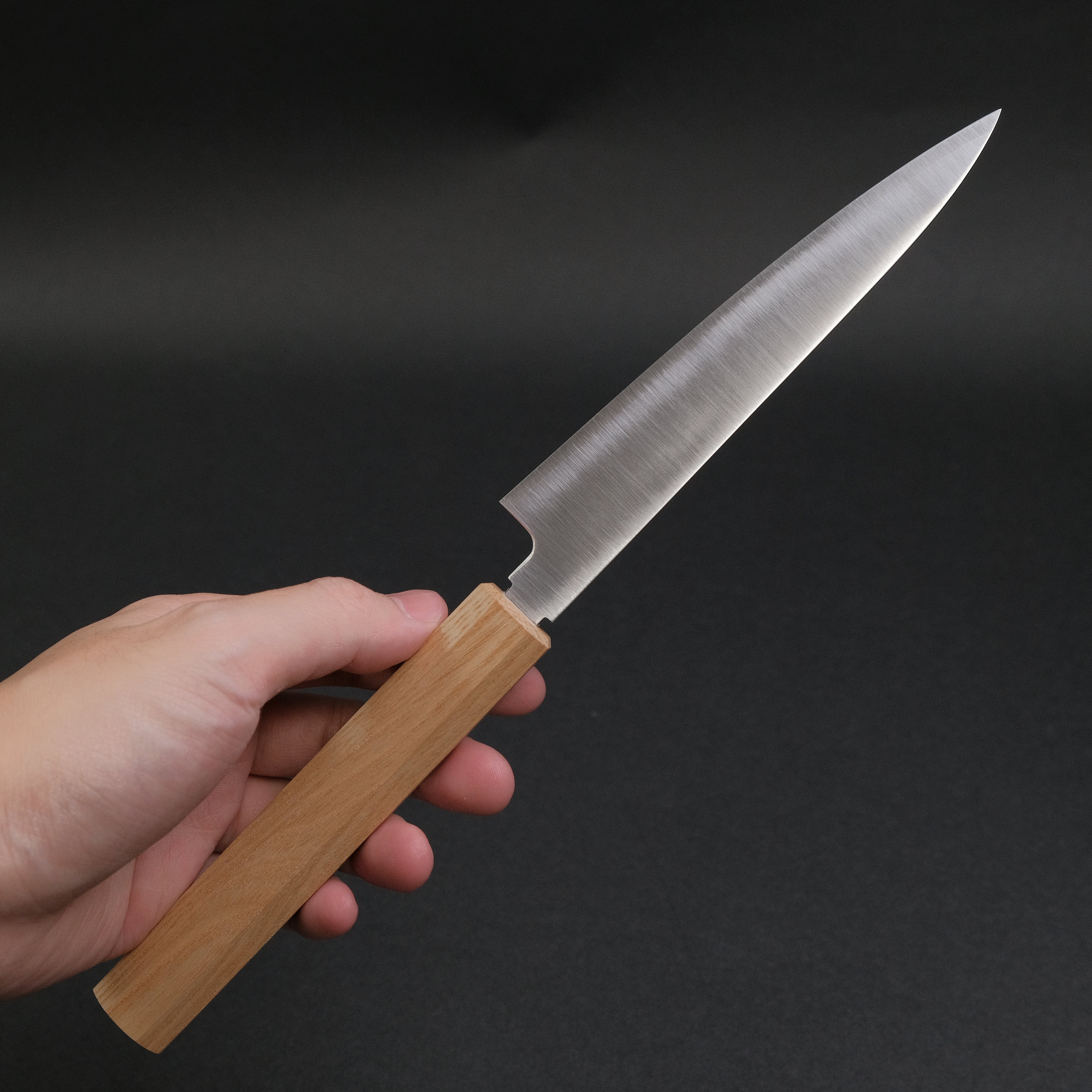 Premium Konosuke GS+ Petty Knife 150mm - Japanese Stainless Steel Blade with Khii Chestnut Wood Handle - Perfect for Slicing, Peeling & Precision Kitchen Tasks