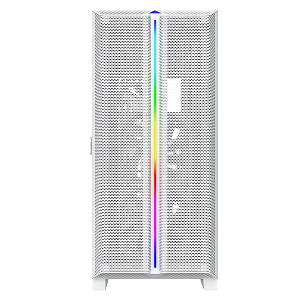Montech Sky One Lite MESH TG ATX Mid Tower PC Case - ARGB Front Panel, 3 Pre-Installed 120mm Fans, USB Type-C Port | High Airflow Gaming Computer Case for Home & Office Builds