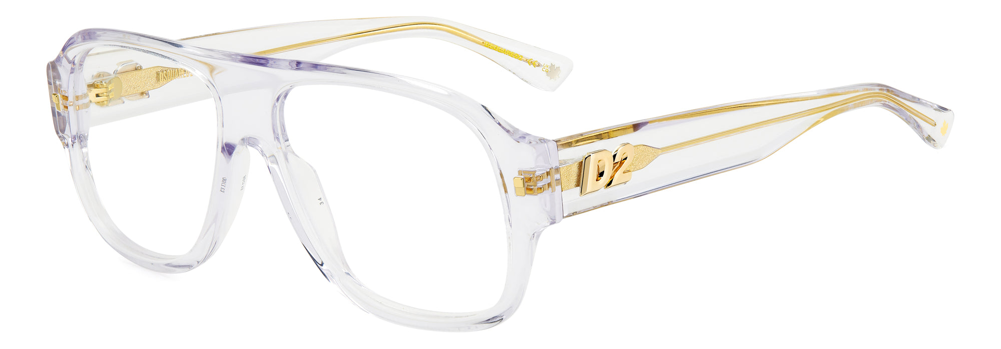 DSQUARED2 D2 0125 Sunglasses - Polarized Aviator Style for Men & Women | Perfect for Driving, Outdoor Sports & Fashion Accessories