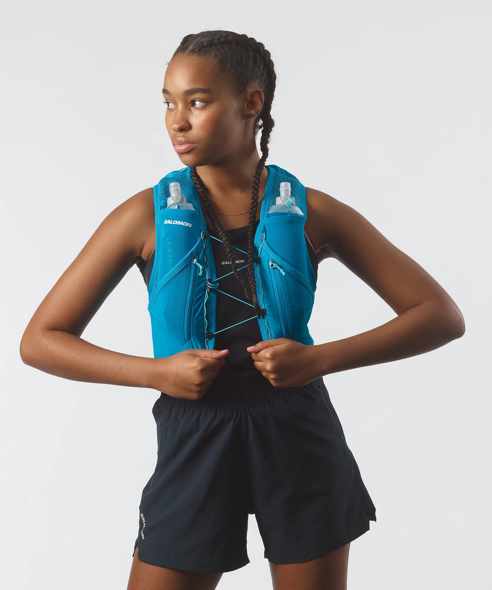 Active Skin 12 Running Vest Set for Men & Women - Lightweight Breathable Workout Gear for Jogging, Gym & Outdoor Sports