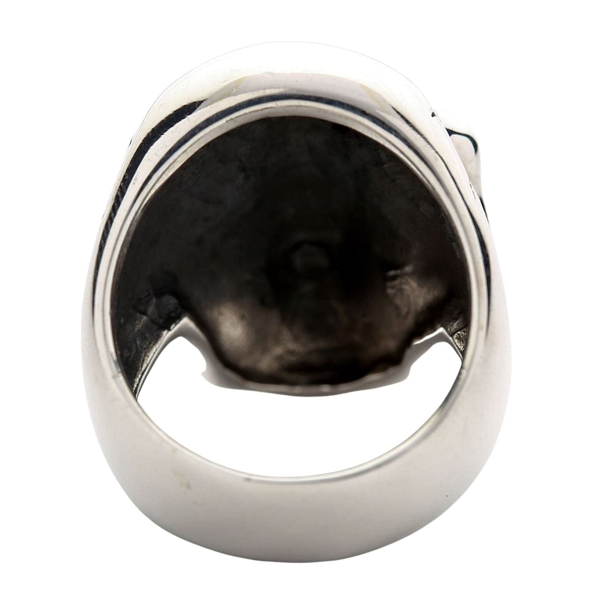 Stylish Skull Sterling Silver Ring with Red Eyes - Gothic Jewelry for Men & Women - Perfect for Halloween, Parties, and Edgy Fashion