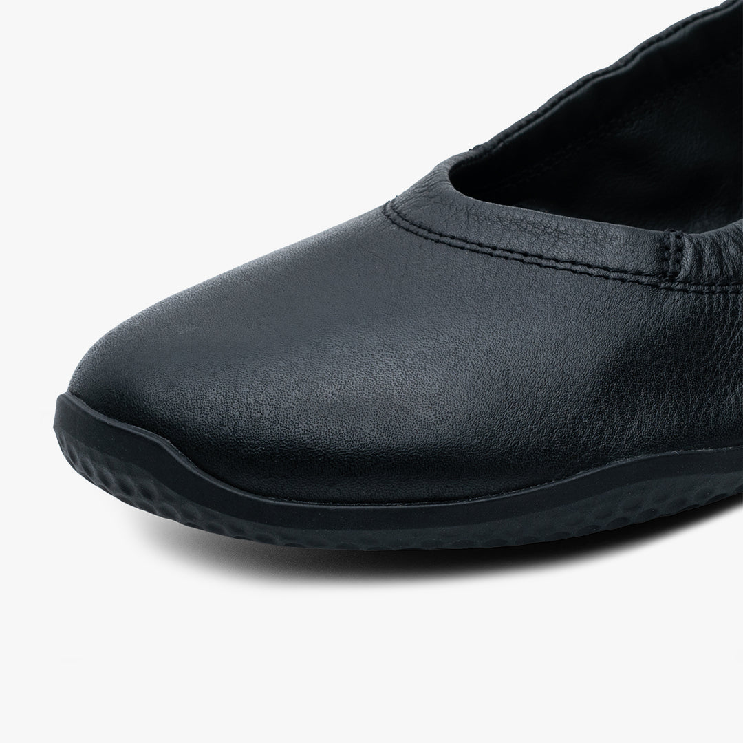 Vivobarefoot Women's Asana Yin Leather Ballerina Shoes - Minimalist Barefoot Style for Yoga, Pilates & Everyday Comfort