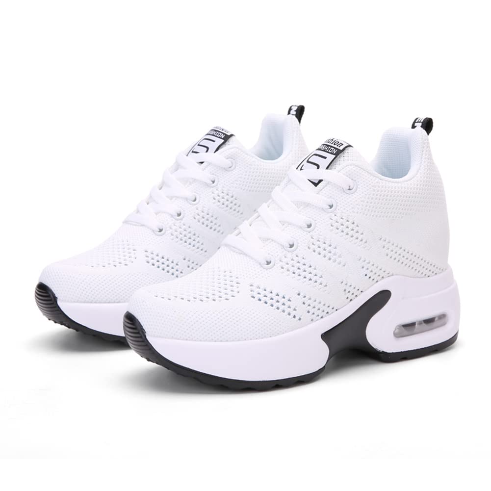 Women's Breathable Mesh Walking Shoes - Lightweight Casual Running Jogging Sneakers for Work, Tennis & Everyday Wear | Comfortable Slip-On Shoes for Walking, Travel & Outdoor Activities