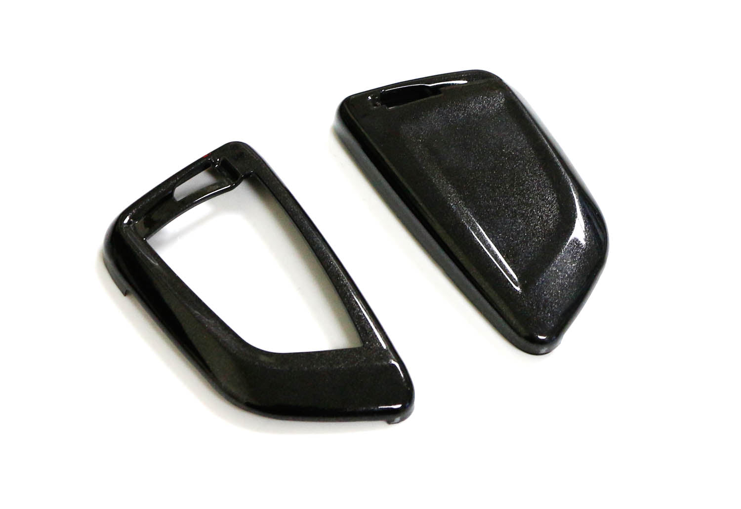 Premium Glossy Black Smart Key Fob Cover Replacement for BMW X1 X4 X5 X6 5 Series 7 Series - Durable Protection & Sleek Design for Everyday Use