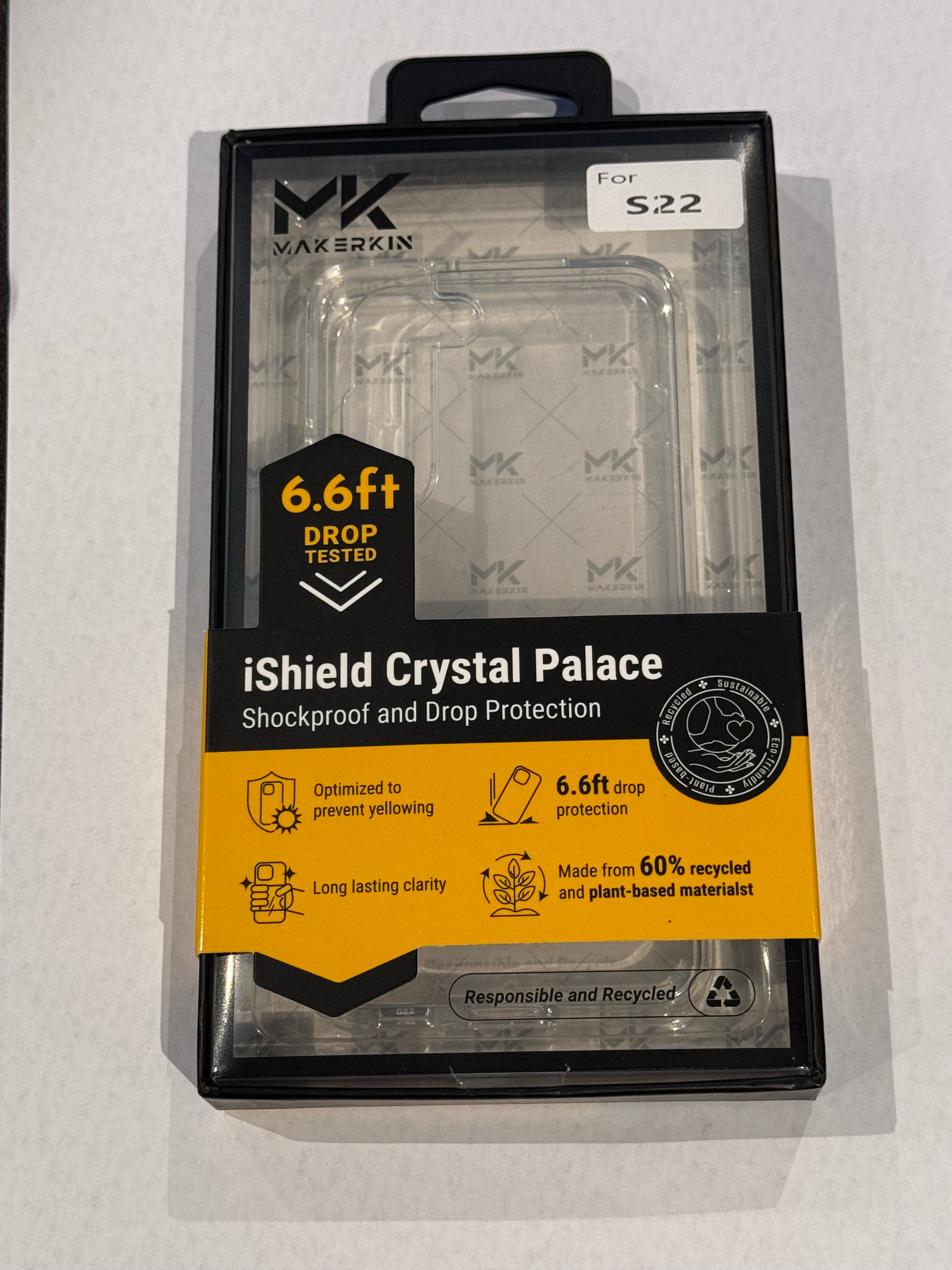 Shockproof Case for Samsung Galaxy S22 - iShield Crystal Palace with Military-Grade Drop Protection | Perfect for Outdoor Activities, Travel & Daily Use