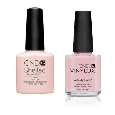 CND Shellac & Vinylux Combo - Professional Nail Polish Set for Salon & Home Manicure - Long Lasting Gel & Lacquer Kit - Perfect for Nail Art, French Tips & Everyday Wear