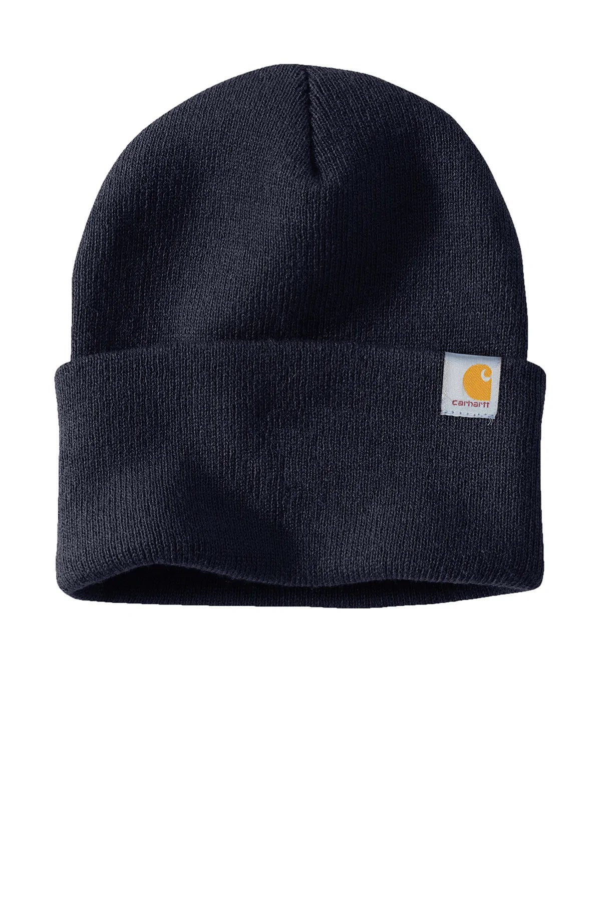 Carhartt Custom Embroidered Watch Cap - Navy Blue Beanie for Men & Women - Perfect for Winter Outdoor Activities & Casual Wear