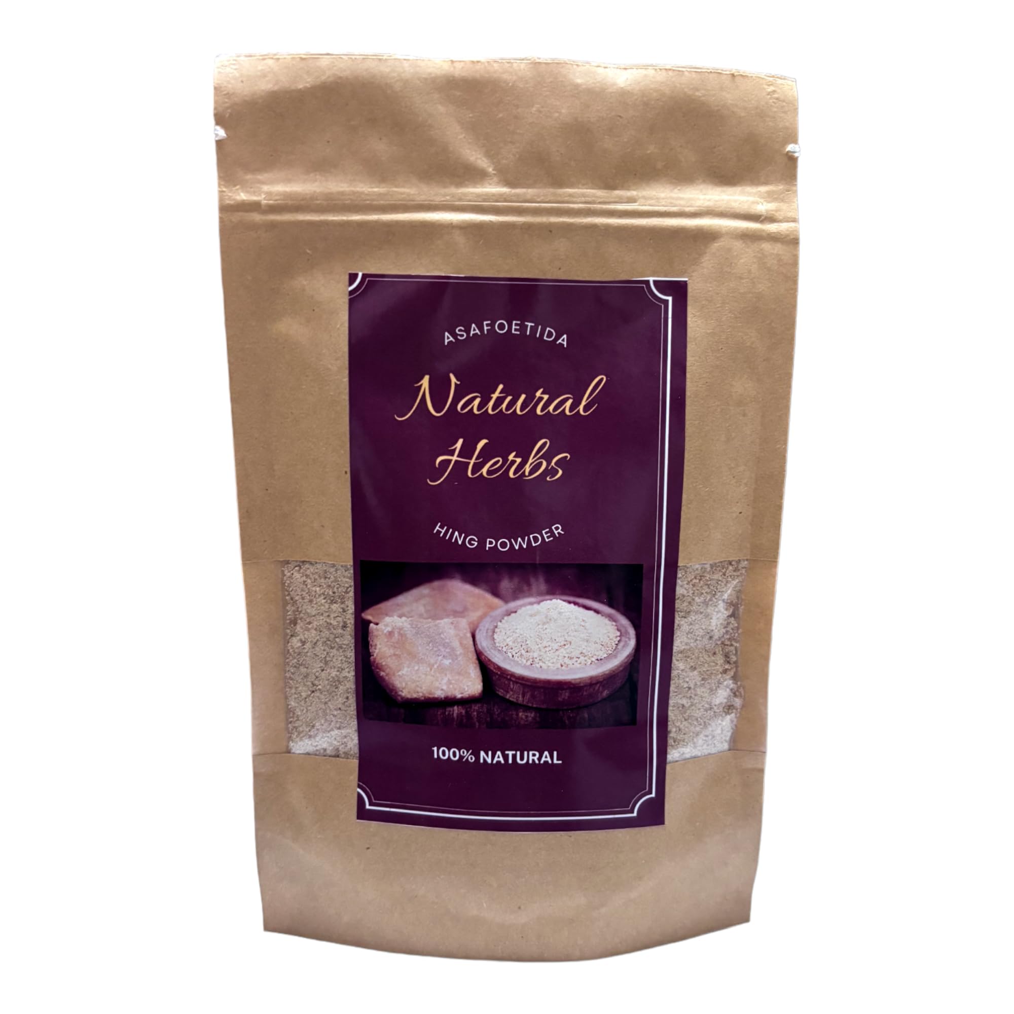 Organic Asafoetida Powder (Hing) - Pure, Odorless, 200g | Authentic Indian Spice for Cooking | Garlic & Onion Substitute | Perfect for Curries, Lentils & Vegan Dishes | Gluten-Free & Natural Herb Seasoning