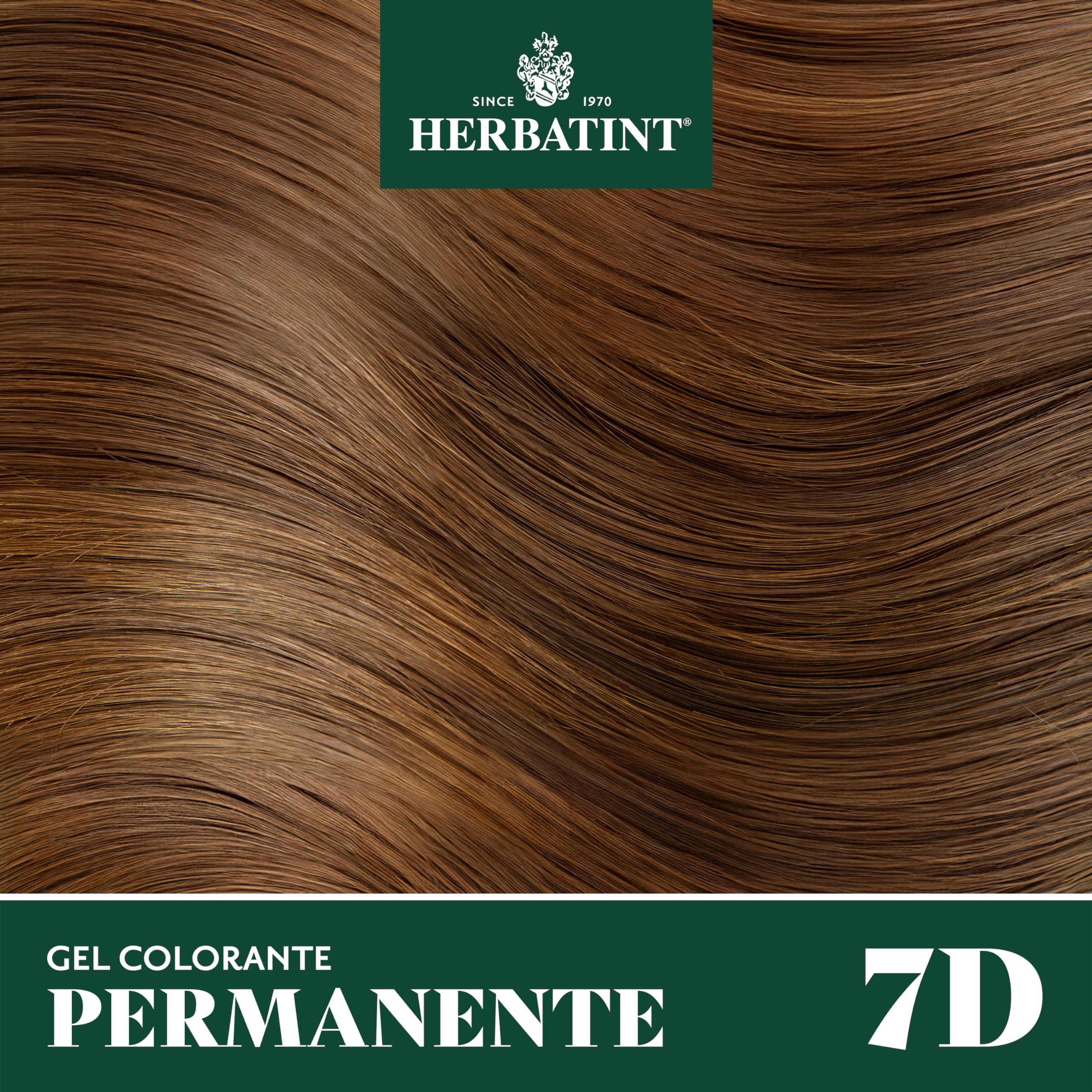 Herbatint Permanent Hair Color 7D Golden Blonde - Ammonia-Free Natural Hair Dye for Women & Men - Perfect for At-Home Hair Coloring & Salon-Quality Results