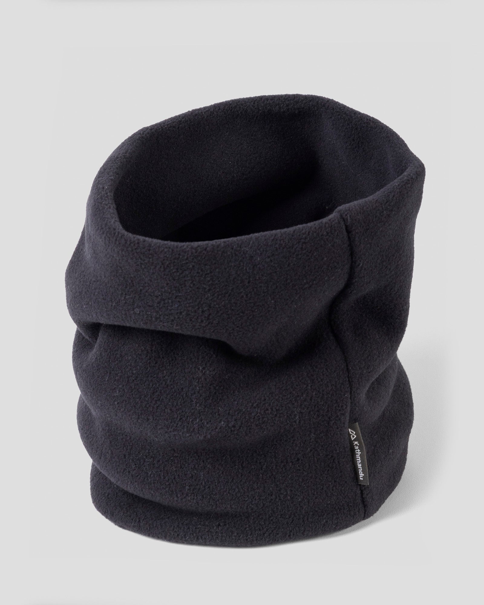 Kids' Ridge 100 PrimaLoft® Bio Fleece Gaiter - Black | Warm Winter Neck Warmer for Kids | Perfect for Skiing, Snowboarding & Outdoor Activities