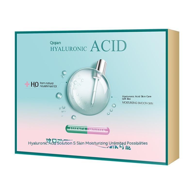 Hydrating Hyaluronic Acid Facial Moisturizer Set - Anti-Aging Skin Care for Dry & Sensitive Skin - Perfect for Daily Skincare Routine & Nighttime Hydration