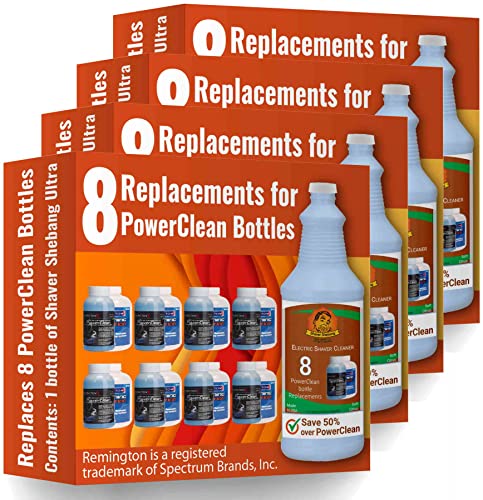 Replacement Shaver Shebang for 32 Remington PowerClean Bottles | Made in USA | Perfect for Home & Salon Hair Clipper Maintenance