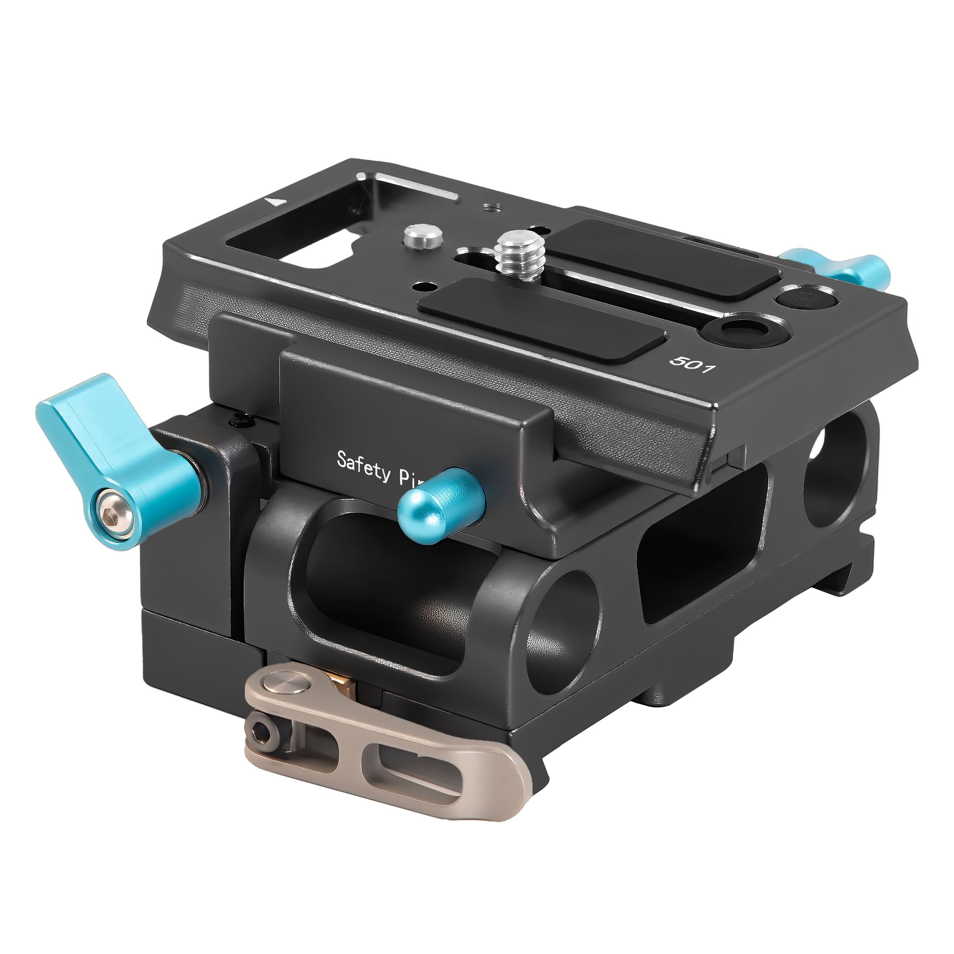 Kondor Blue 15mm LWS Arri/501 Side Loading Baseplate - Compatible with Red Komodo, BMPCC & Mirrorless Cameras (Black) - Perfect for Film Production, Vlogging & Professional Videography
