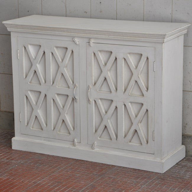 French Style Solid Wood Sideboard Buffet Cabinet - Elegant Dining Room Storage for Dishes, Linens & Entertaining Essentials