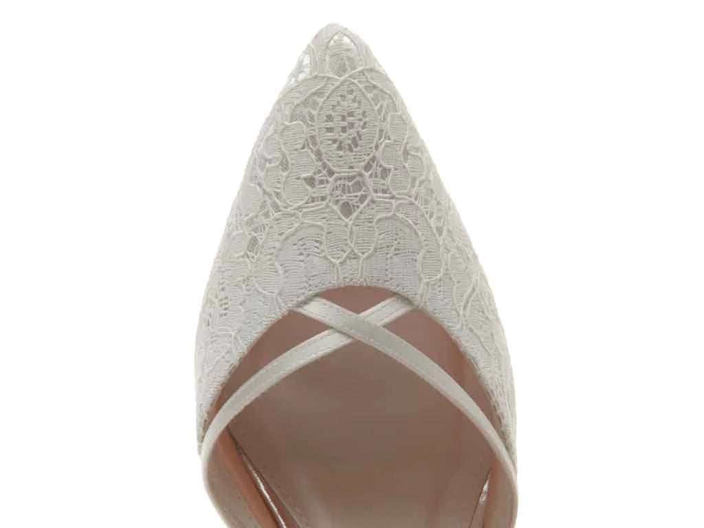 Rainbow Club Georgia Ivory Lace Wedding Heels - Elegant Bridal Shoes for Women, Perfect for Ceremony, Reception & Photoshoot