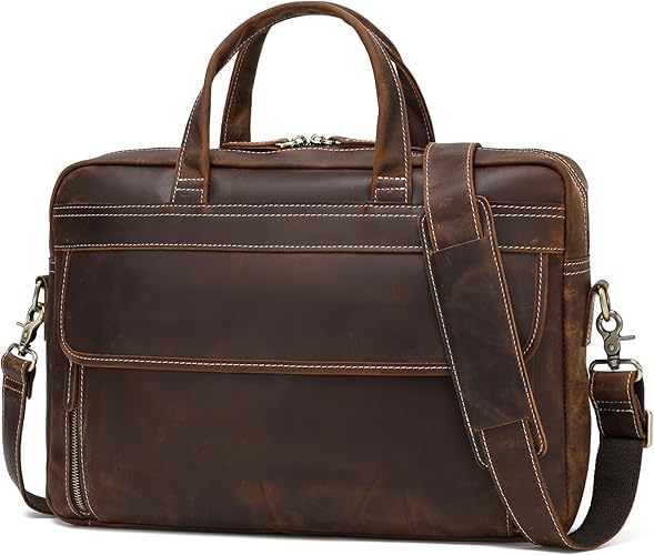 Premium Full Grain Leather 17.3