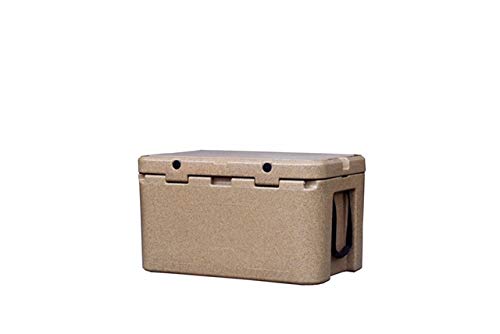 Alpha Pro Series 45 Quart Cooler in Sahara Tan - Includes Accessories | Heavy-Duty Outdoor Cooler for Camping, Tailgating & Beach Trips