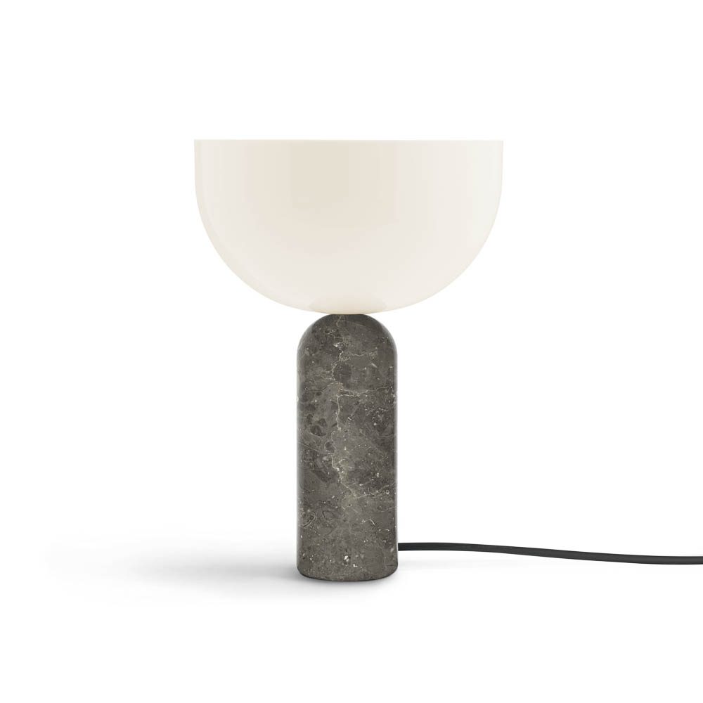 Modern Kizu Table Lamp in Gris du Marais - Minimalist Bedside & Living Room Lighting for Home Decor