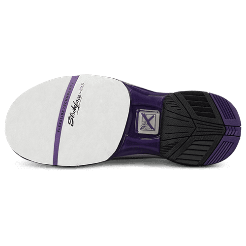 KR Strikeforce Women's Dream White/Purple Right Hand High Performance Bowling Shoes - Perfect for League Play & Tournament Bowling