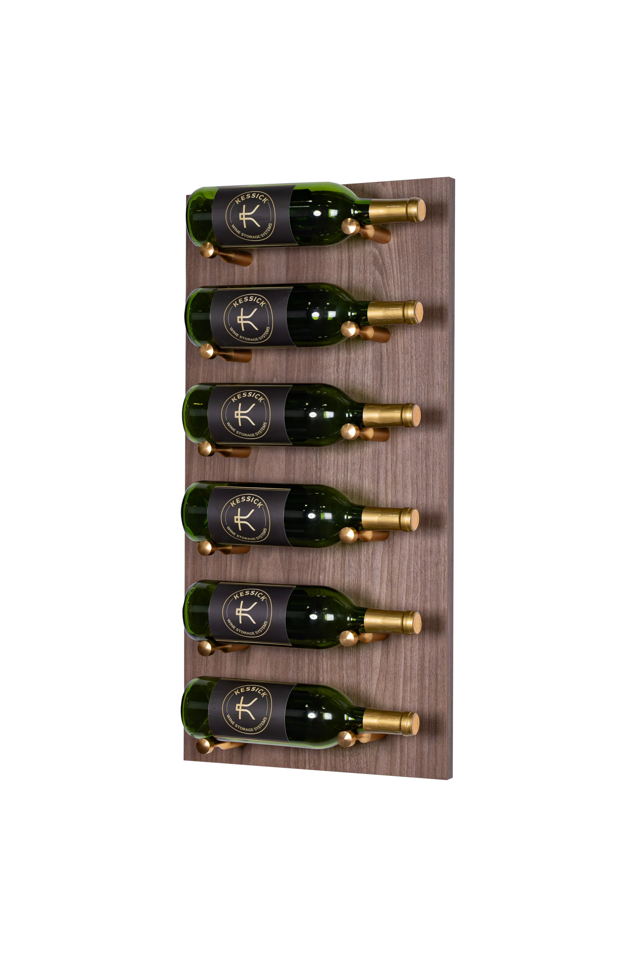 Kessick Wine as Art 14x28 Inch Label Forward Vertical Textured Panel Wine Rack - Perfect for Home Bar, Kitchen, Dining Room & Wine Cellar Storage