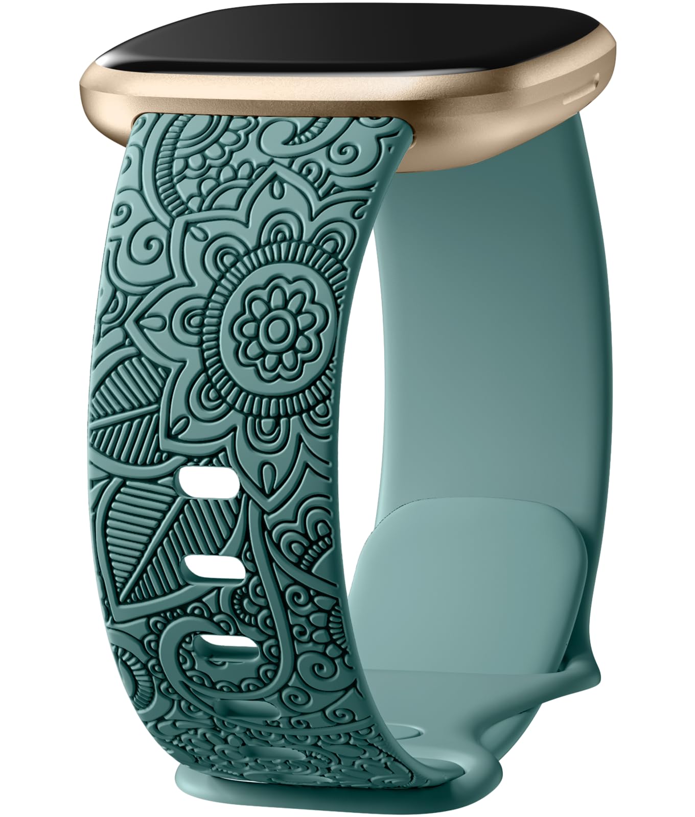 Odbeai Replacement Bands Compatible with Fitbit Versa 4/Versa 3/Sense 2/Sense - Soft Floral Boho Strap for Women, Cute Fancy Watch Accessories | Perfect for Workouts, Yoga, and Everyday Fashion Wear