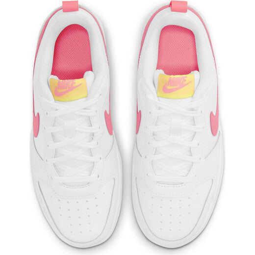 Nike Court Borough Low 2 GS Kids' Sneakers - Sunset Pulse Colorway | Comfortable Casual Shoes for School, Playground & Daily Wear