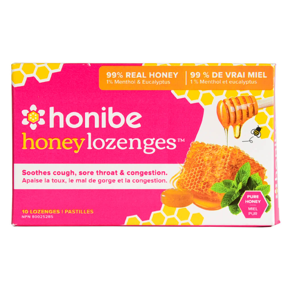 Original Pure Honey Lozenges with Menthol & Eucalyptus - Soothe Throat & Boost Immunity - Perfect for Cold Relief, Cough Suppressant & Travel Wellness