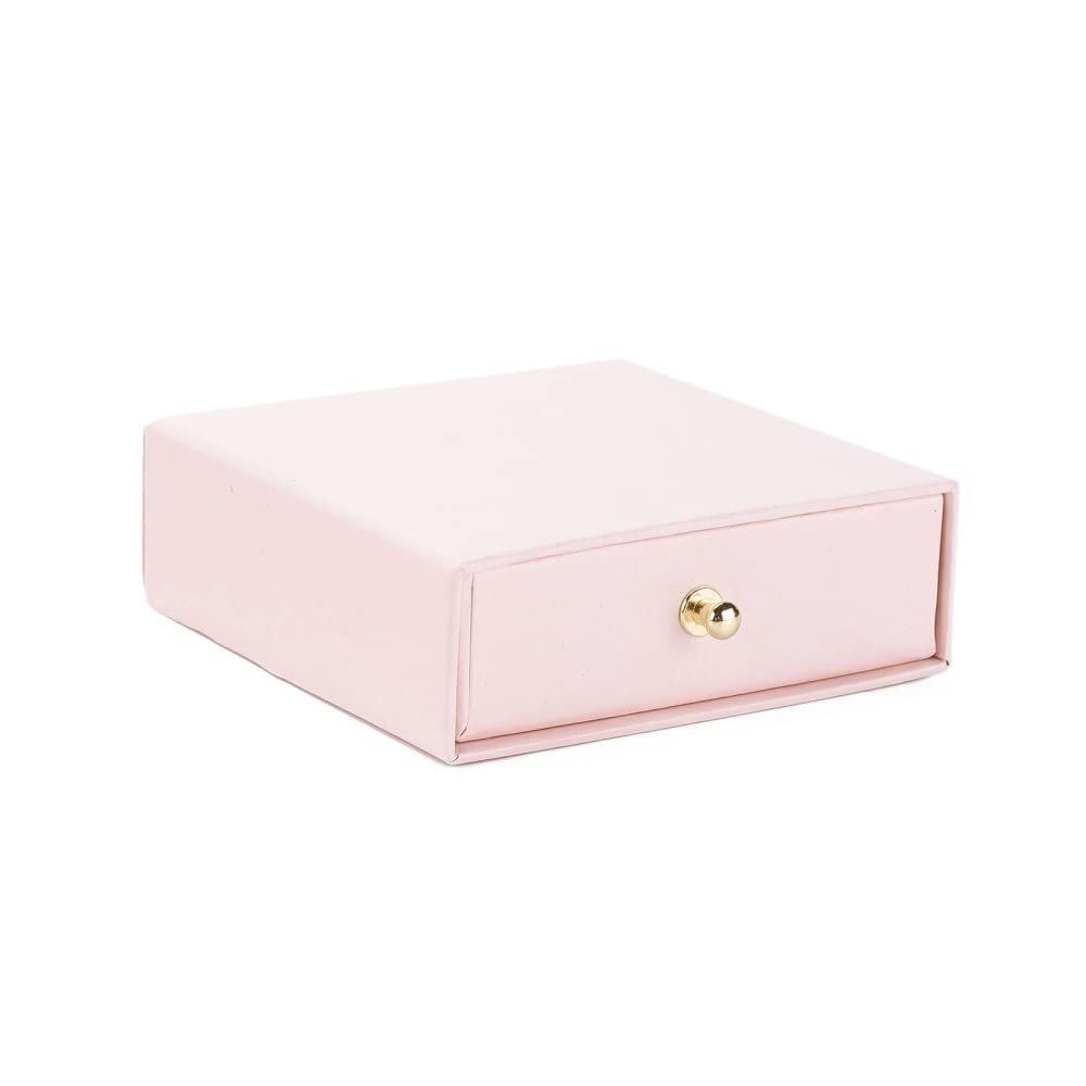 Beadthoven 10-Piece Pink Jewelry Gift Box Set with Sponge Insert & Lids - Cardboard Drawer Display Case for Earrings, Rings, Necklaces - Perfect for Jewelry Storage, Retail Display & Gift Packaging