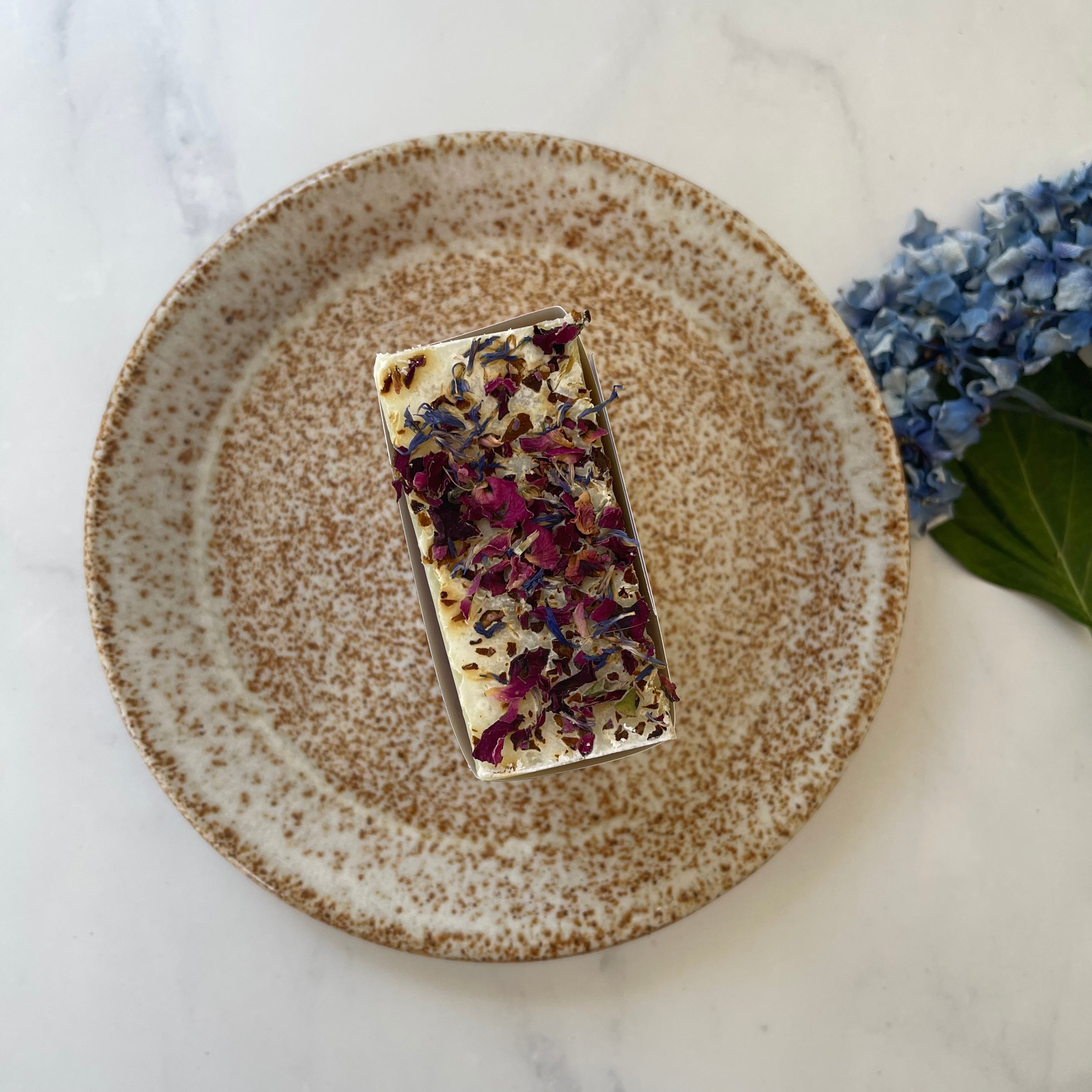 Organic Rose, Calendula & Yarrow Handmade Soap - Natural Botanical Skincare for Dry & Sensitive Skin - Perfect for Daily Cleansing, Gift Sets & Spa Relaxation
