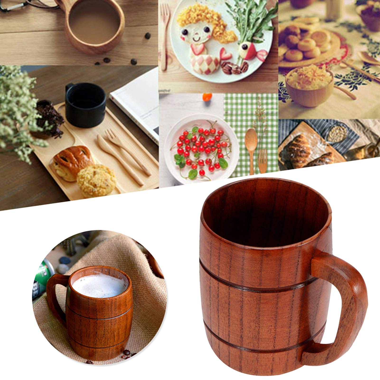 Eco-Friendly Unique Shaped Coffee Mug - BPA-Free Non-Toxic Drinking Cup for Coffee Shops, Bars, Restaurants & Home Use - Perfect for Hot Beverages, Office Desk & Gift Giving