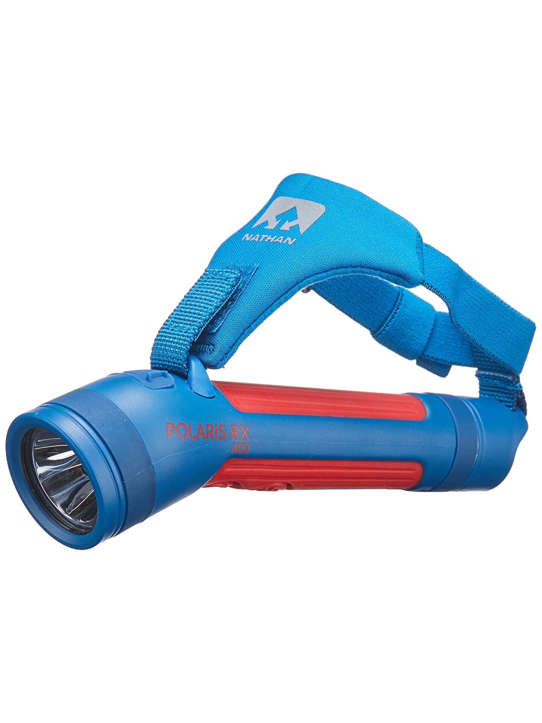 Nathan Polaris Hand Torch 400RX - High-Powered LED Flashlight for Camping, Hiking & Emergency Use | Waterproof & Durable Outdoor Light