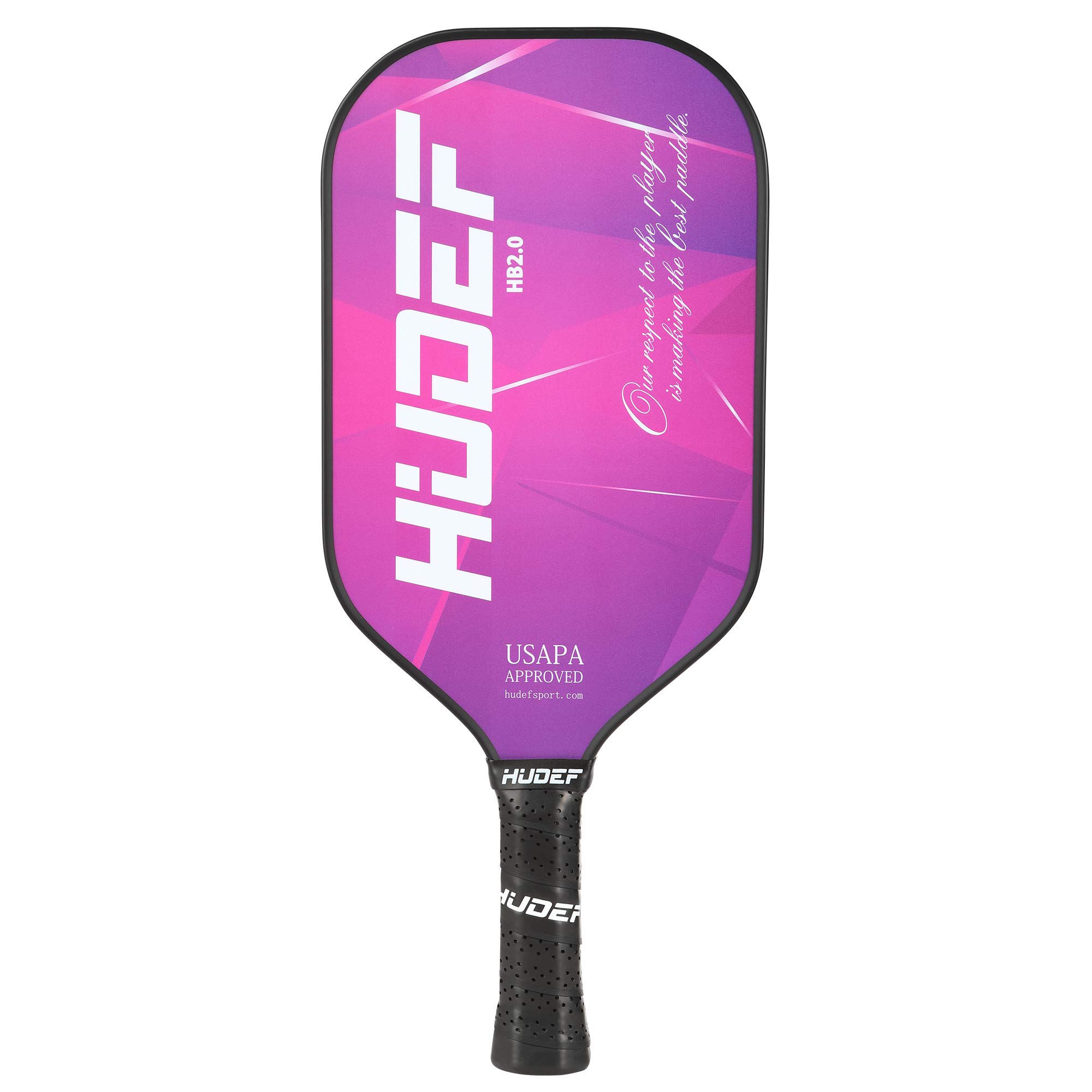 Premium Graphite Carbon Fiber Pickleball Paddle with PP Honeycomb Core - USAPA Approved Elongated Racket for Competitive Play | Perfect for Tournaments, Outdoor Games & Recreational Pickleball