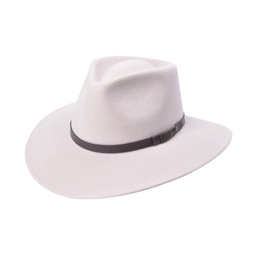 Premium Australian Outback Hat - Classic Cream Color for Sun Protection & Outdoor Adventures - Perfect for Hiking, Camping, and Beach Vacations
