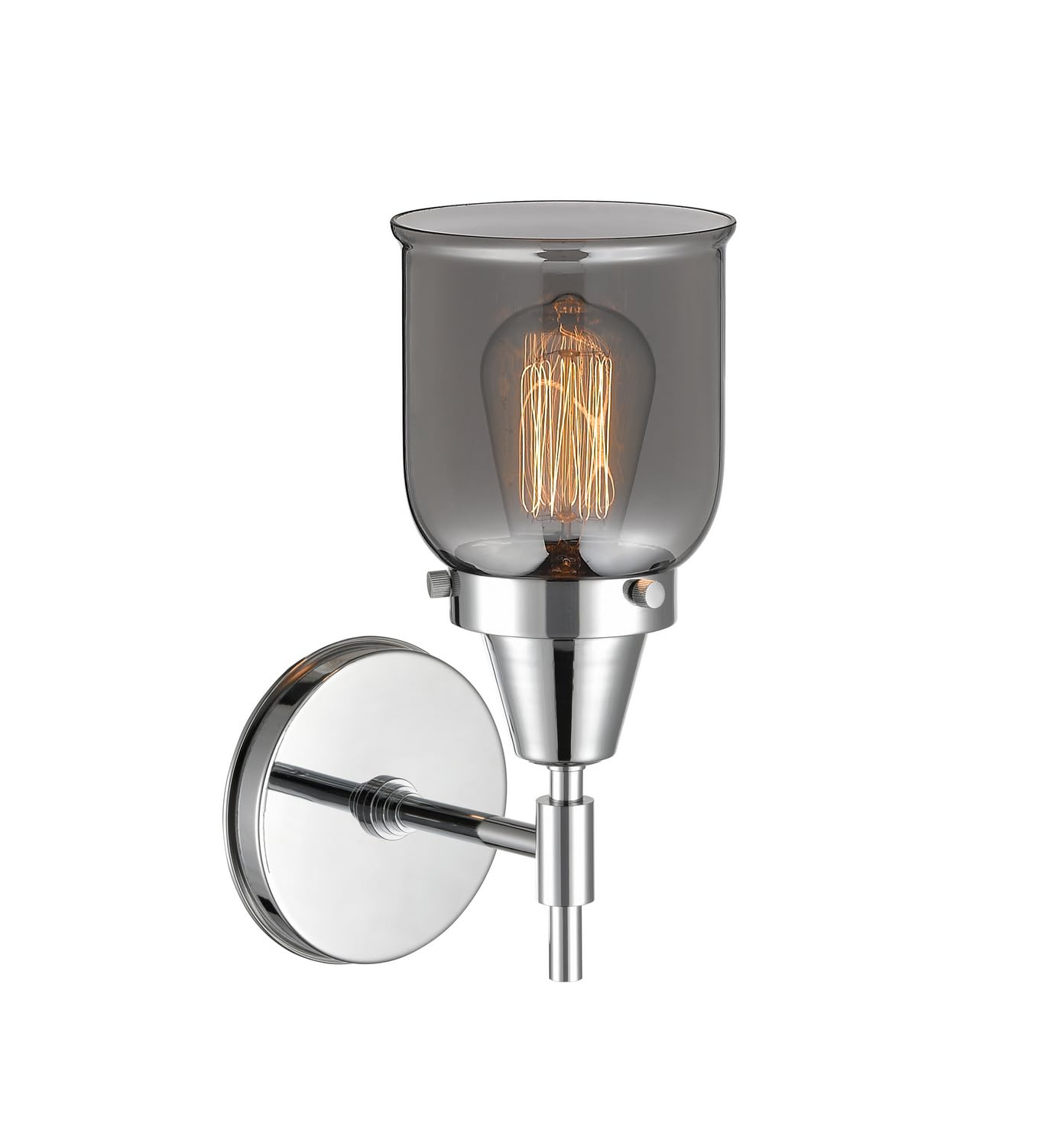 Innovations 447-1W-PC-G53-LED Chrome Finish Transitional LED Wall Sconce - Modern Lighting for Living Room, Bedroom & Hallway