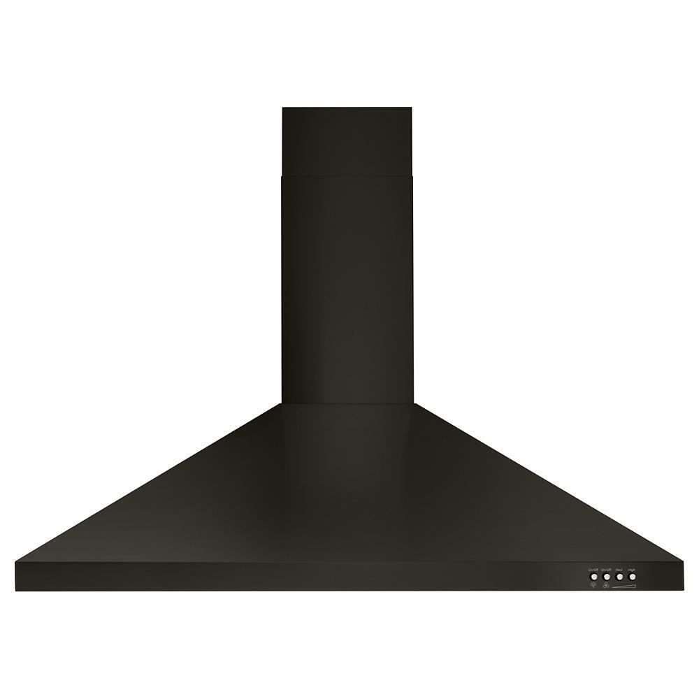 Amana WVW53UC6HV 36 Inch Contemporary Black Stainless Steel Wall Mount Range Hood - Powerful Kitchen Ventilation for Smoke & Odor Removal