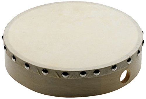 Stagg SHD-1008 Pretuned Hand Drum - Professional 8 Inch Natural Wood Djembe with Goatskin Head - Perfect for Music Therapy, Meditation, and Live Performances