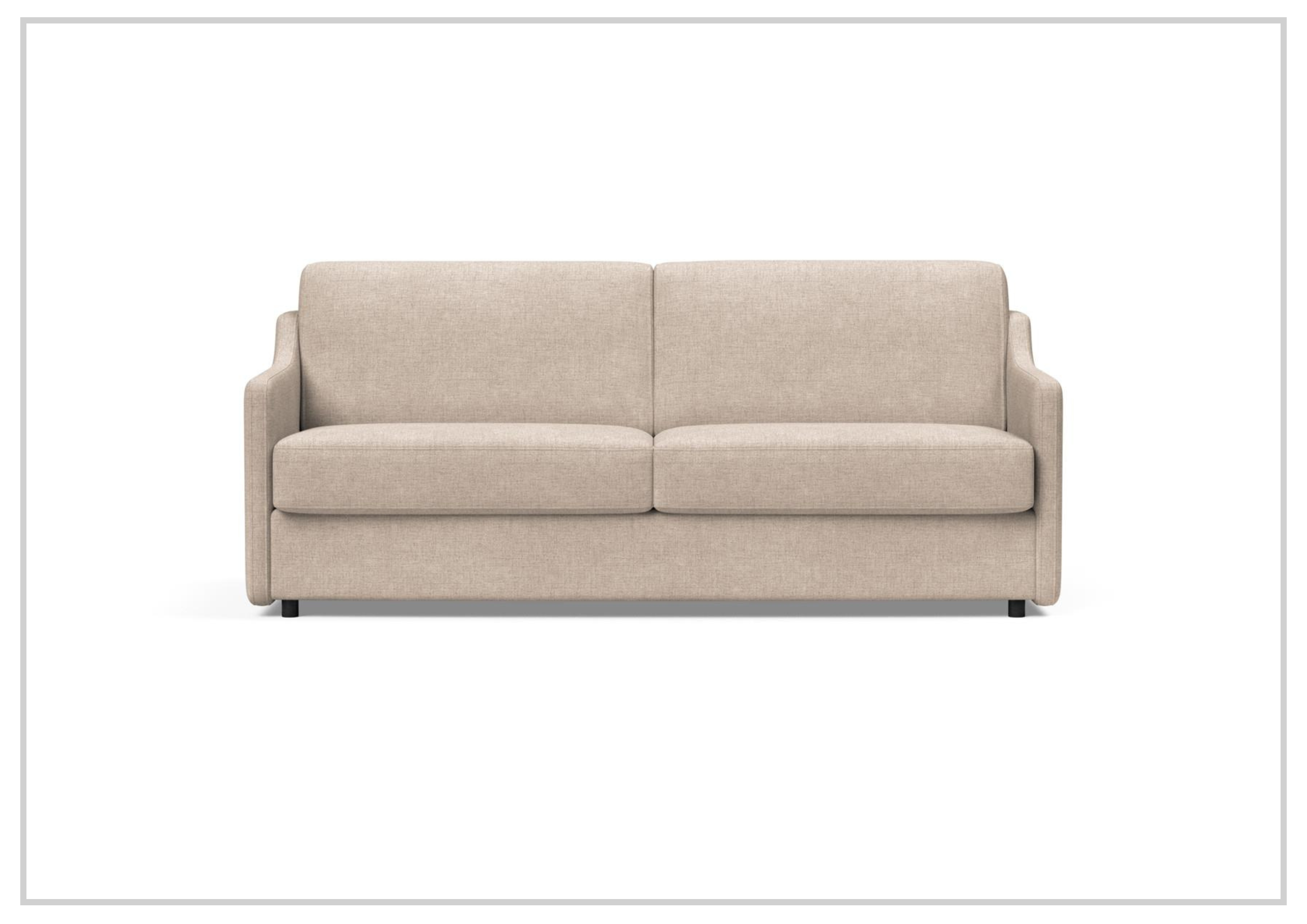 Innovation Living Carnell Fabric 2-Seater Queen Size Sofa Bed - Convertible Sleeper Sofa for Small Spaces, Guest Room & Apartment Living