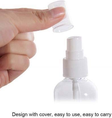 Refillable Plastic Bottles Set - 30ml, 50ml, 100ml Clear Travel Containers for Hand Sanitizer, Hair Spray, Plant Mister & Kitchen Use | Portable Leak-Proof Spray Bottles for Home, Office, Gym & Travel (Pack of 3)