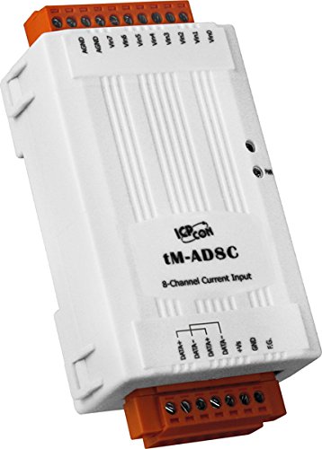 8-Channel Isolated Current Analog Input Module - TM-AD8C | RS-485 & Modbus RTU | 0-20mA & 4-20mA Input | Industrial Automation & Process Control Solution