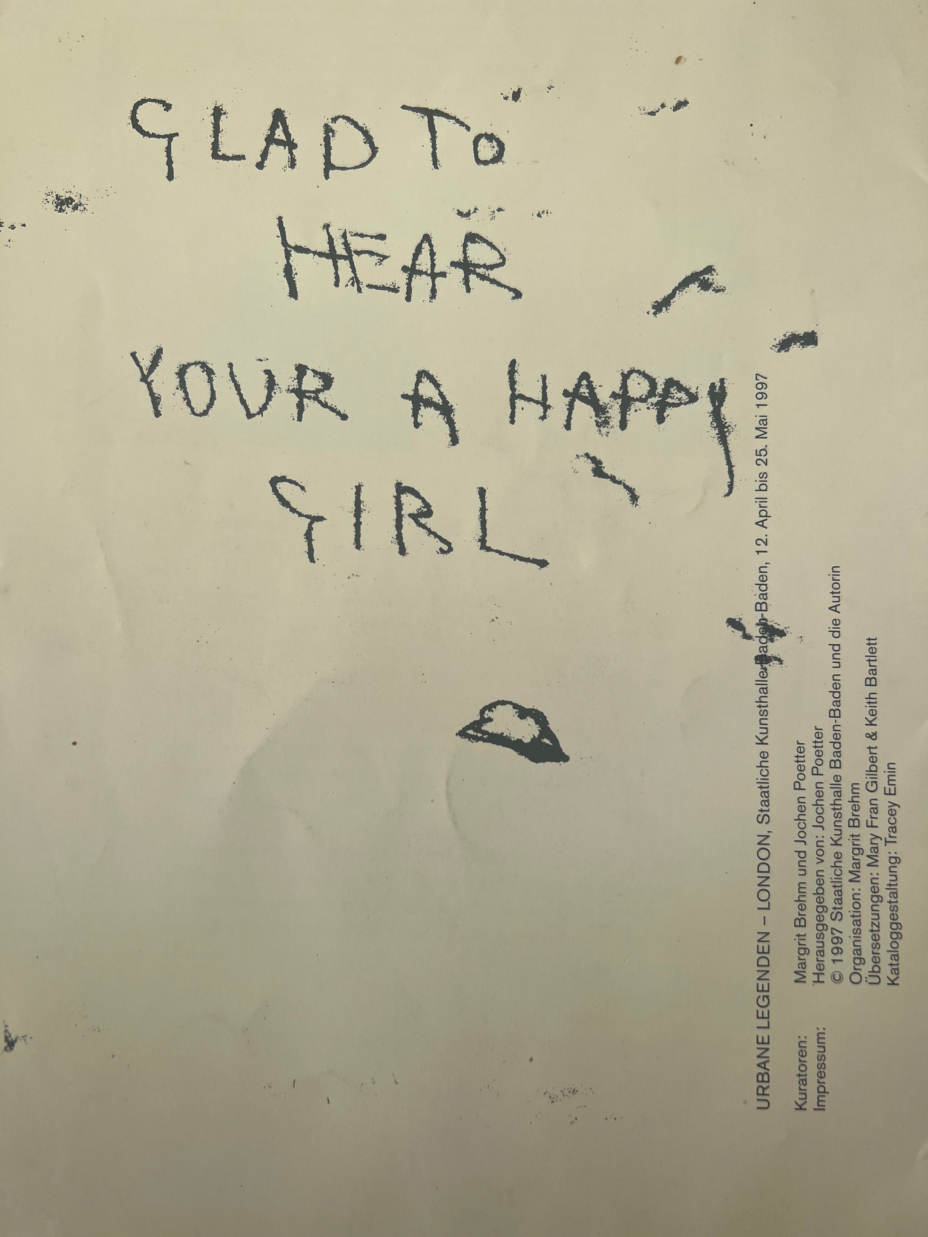 Tracey Emin 'All I Wanted Was Your Spunk Dry on My Face' Art Print - Contemporary Wall Decor for Modern Homes & Art Galleries