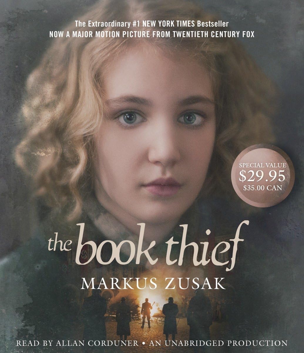 The Book Thief by Markus Zusak - Historical Fiction Novel Set in Nazi Germany | Perfect for Book Clubs, WWII History Enthusiasts & Young Adult Readers